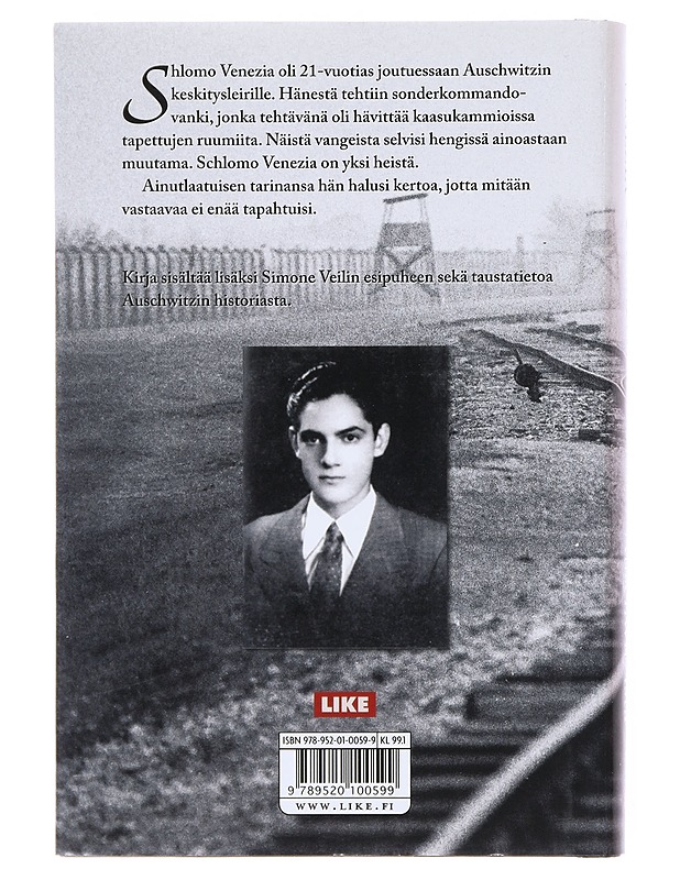 Sonderkommando : tarinani Auschwitzista - Venezia, Shlomo - Elämäkerrat ja muistelmat - 10105530985 - 1