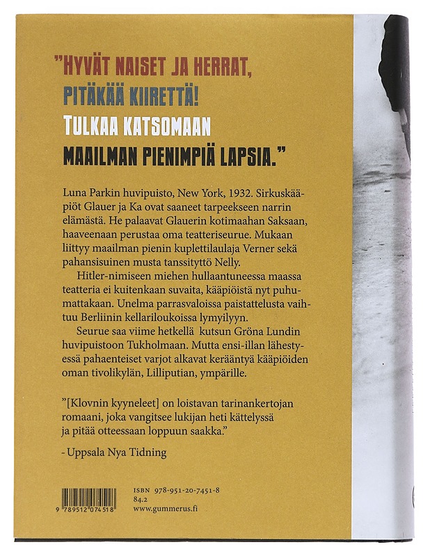 Klovnin kyyneleet - Lundberg, Lotta - Romaanit ja novellit - 10105530994 - 1