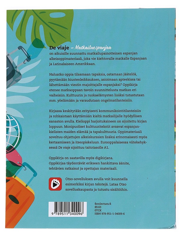 De viaje : matkailuespanjaa - Kultanen Ribas, Paula - Tietokirjat ja oppaat - 10105531012 - 1