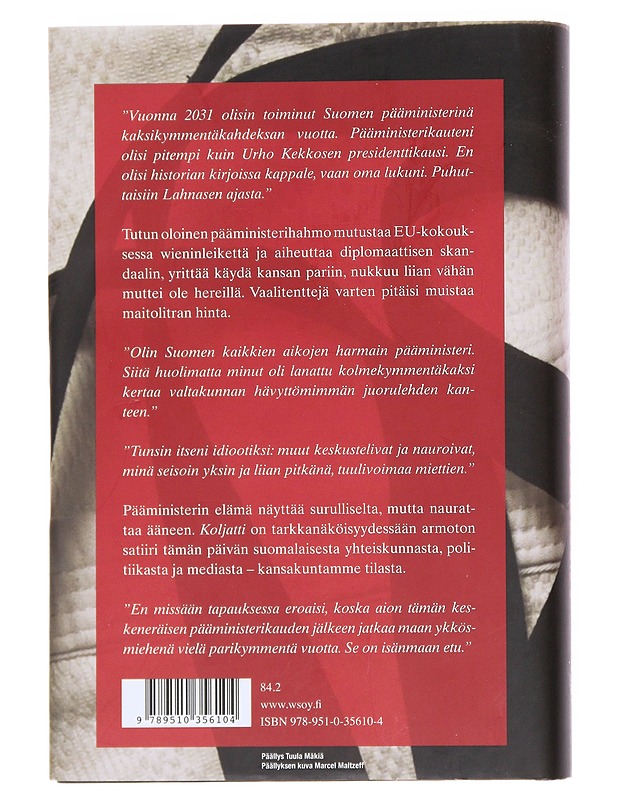 Koljatti : romaani - Jari Tervo - Historiakirjat - 10105531017 - 1