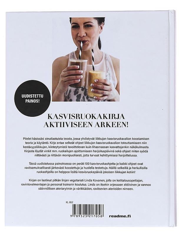 Vegeä : Liikkujan kasvisruokaa - Kovanen, Linda - Ruokakirjat - 10105531037 - 1