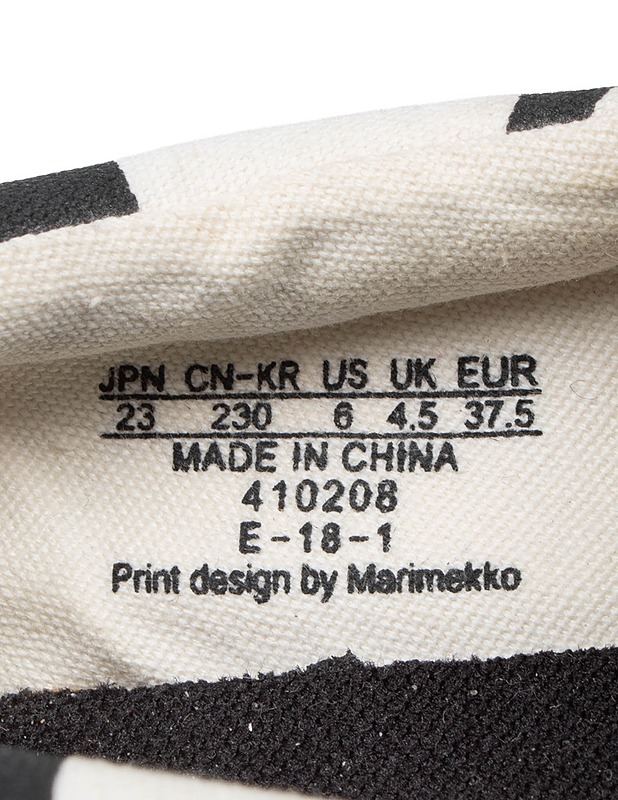 MARIMEKKO UNIGLO kangastennarit, 37,5 - Naisten kävelykengät ja tennarit - 10105531199 - 2