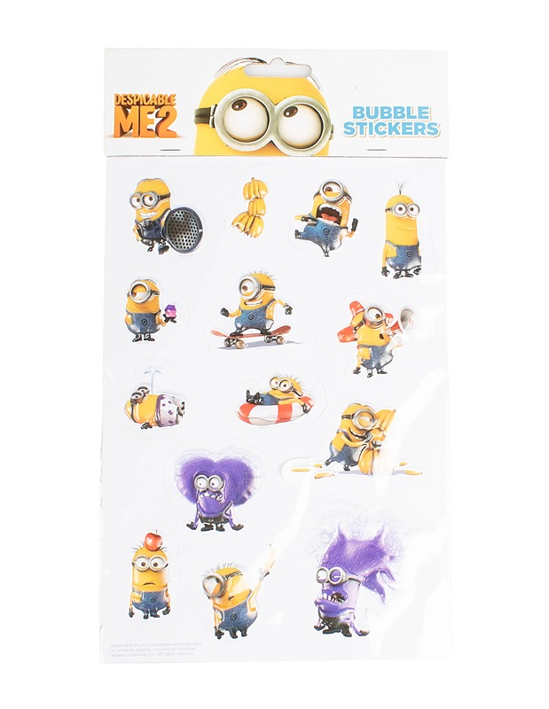 DESPICABLE ME 2 Bubble Stickers tarra-arkki