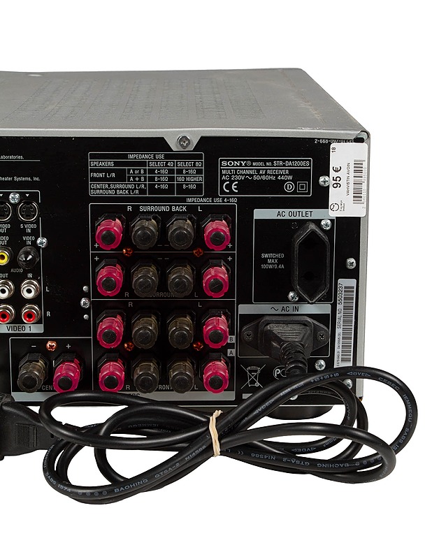 Sony STR-DA1200ES vahvistin - Viihde-elektroniikka - 10105531253 - 5