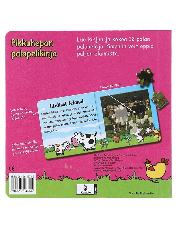 Pikkuhepan palapelikirja - Hyypiä, Mari - Lastenkirjat - 10105531417 - 1