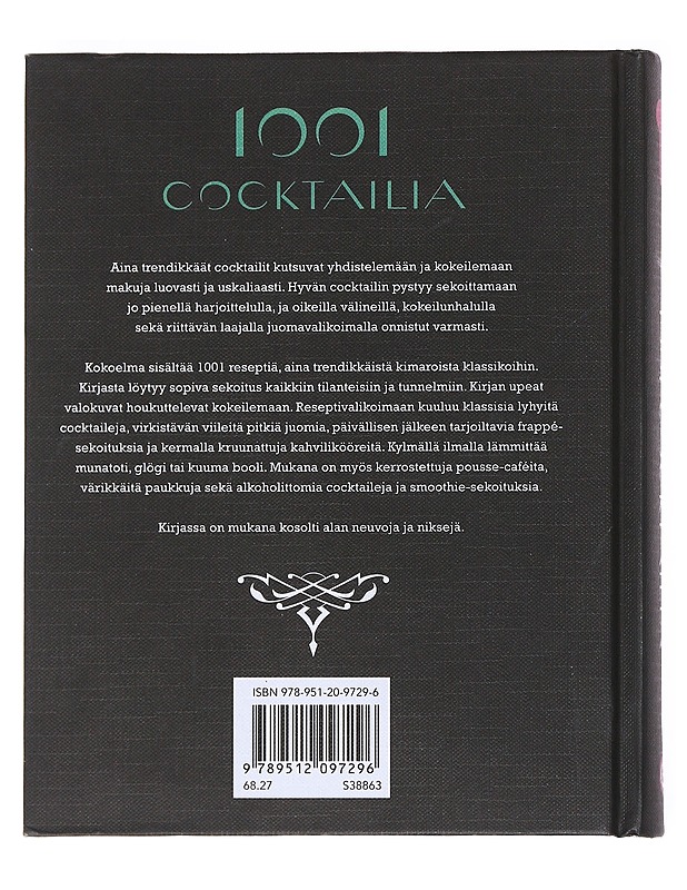 1001 cocktailia - Barker, Alex - Ruokakirjat - 10105531442 - 1