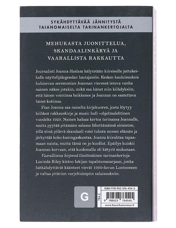 Vaarallinen kirje - Riley, Lucinda - Jännitys ja dekkarit - 10105531489 - 1