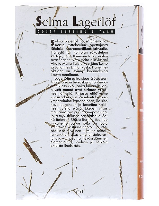 Gösta Berlingin taru - Lagerlöf, Selma - Romaanit ja novellit - 10105531552 - 1