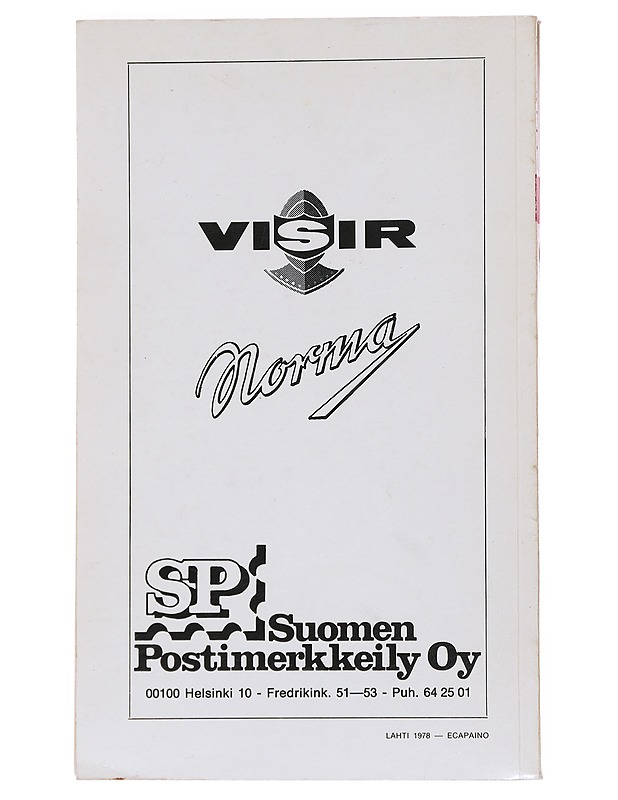 Norma Suomi Postimerkkiluettelo 1979 - Harrastekirjat - 10105531562 - 1