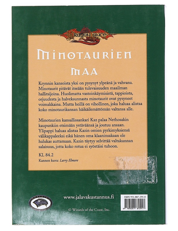 Minotaurien maa - Knaak, Richard A. - Fantasia- ja scifi - 10105531571 - 1