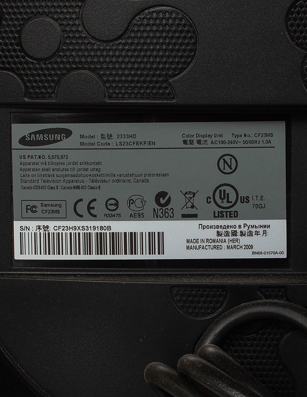 SAMSUNG 2333HD -televisio  - Televisiot - 10105531580 - 2