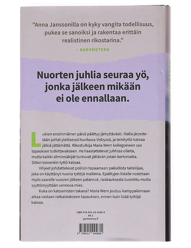 Kadonneet tytöt - Jansson, Anna - Jännitys ja dekkarit - 10105531619 - 1