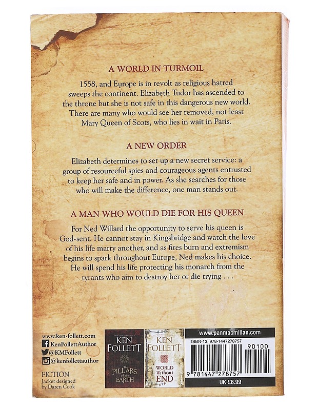 A Column of Fire - Ken Follett - Romaanit ja novellit - 10105531621 - 1
