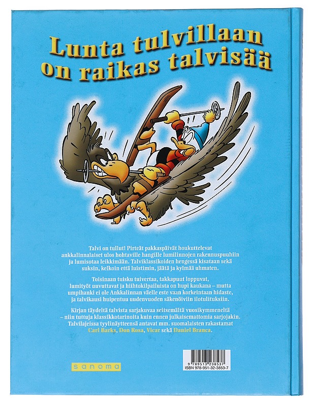 Sukset ristissä : talvisia tarinoita Ankkalinnasta - Ahonen, Kirsi - Sarjakuvat - 10105531638 - 1
