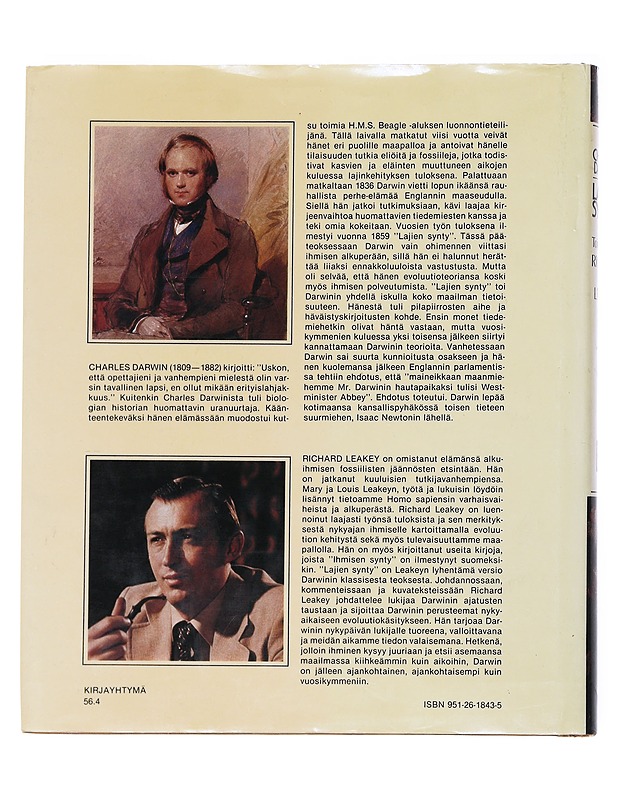 Lajien synty - Darwin, Charles - Historiakirjat - 10105531673 - 1