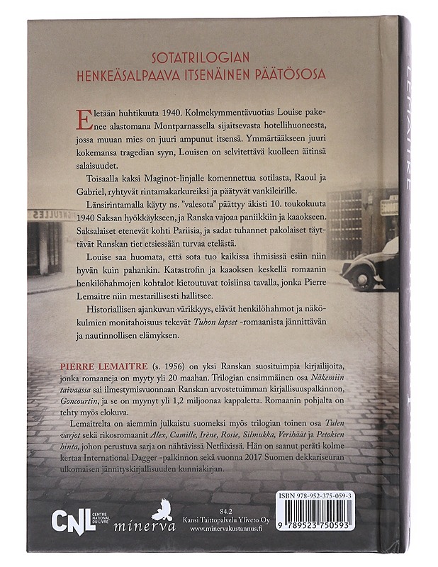 Tuhon lapset - Lemaitre, Pierre - Romaanit ja novellit - 10105531686 - 1
