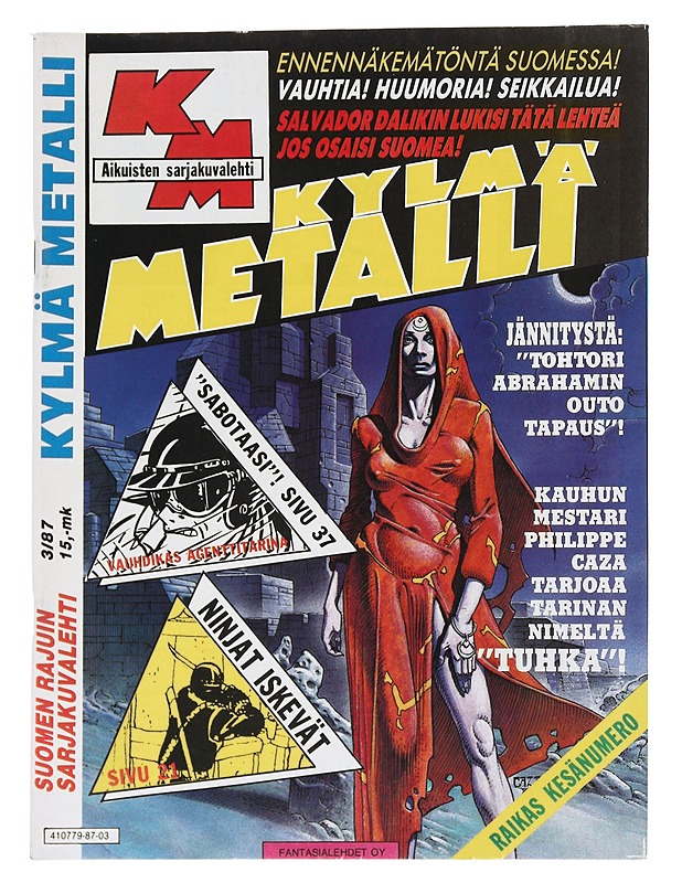 Kylmä metalli 3/87 - Jai Mattila - Sarjakuvat - 10105531692 - 0