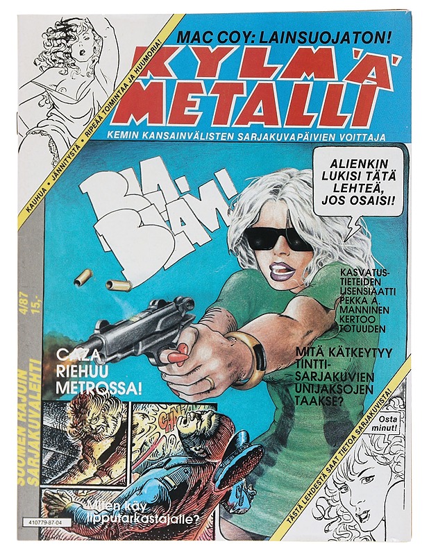 Kylmä metalli 4/87 - Jai Mattila - Sarjakuvat - 10105531700 - 0