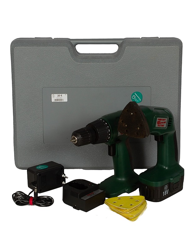 POWER CRAFT -akkuporakone ja -hiomakone  - Muu elektroniikka - 10105531739 - 0