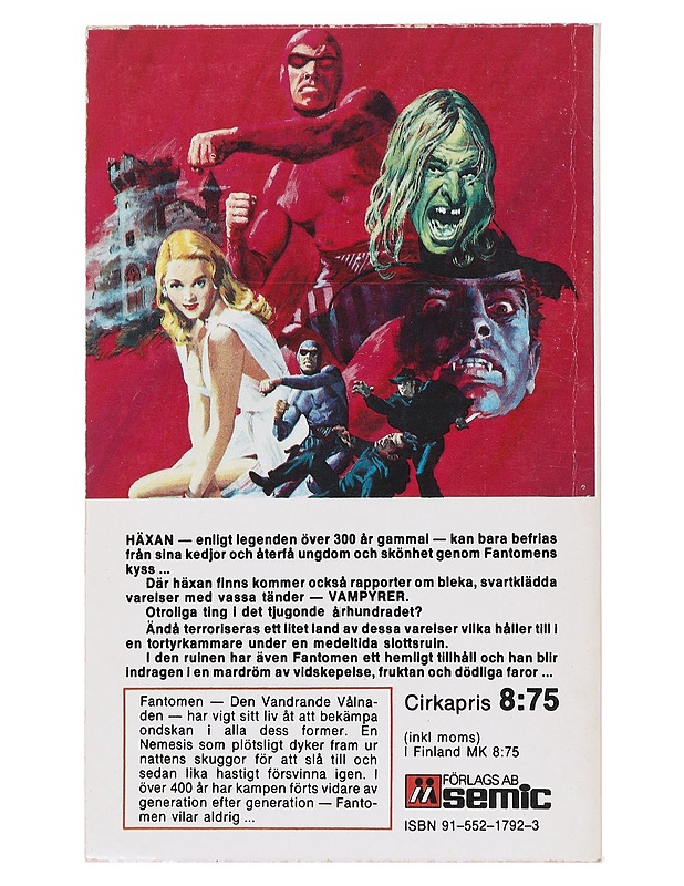 Fantomen 3 : Häxan - Lee Falk - Romaanit ja novellit - 10105531752 - 1