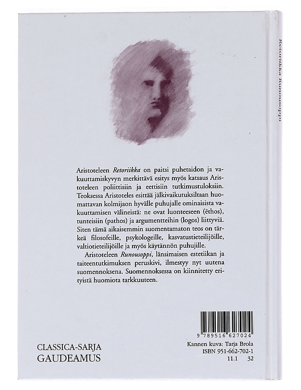Retoriikka - Aristoteles IX - Tietokirjat - 10105531783 - 1