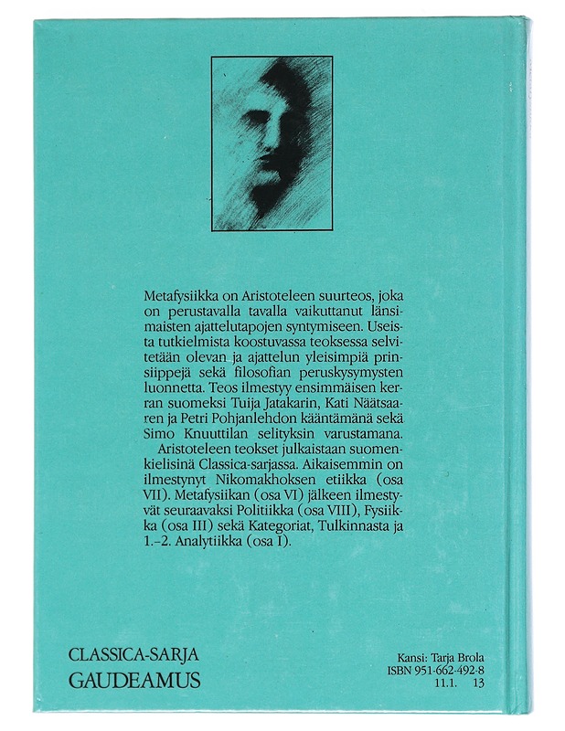 Metafysiikka - Aristoteles VI - Tietokirjat - 10105531785 - 1