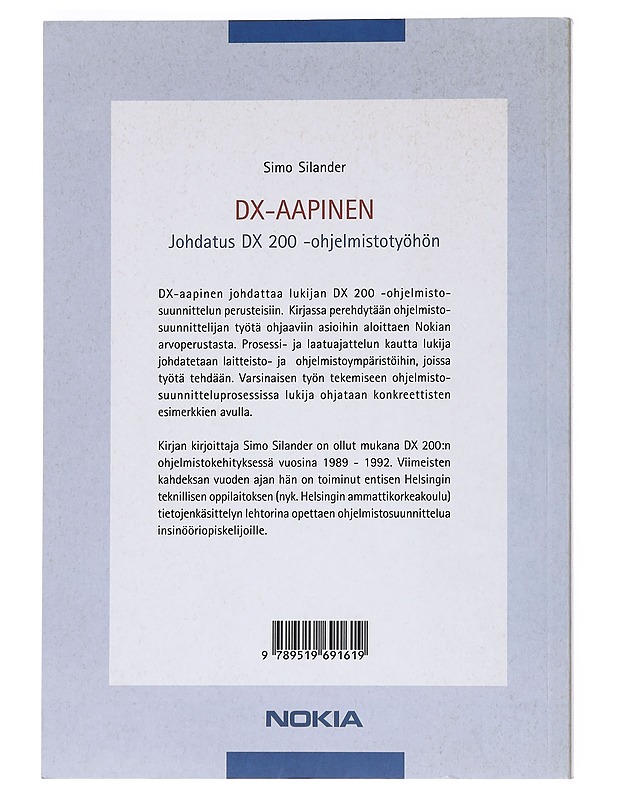 DX-aapinen : johdatus DX 200-ohjelmistotyöhön - Simo Silander - Romaanit ja novellit - 10105531818 - 1