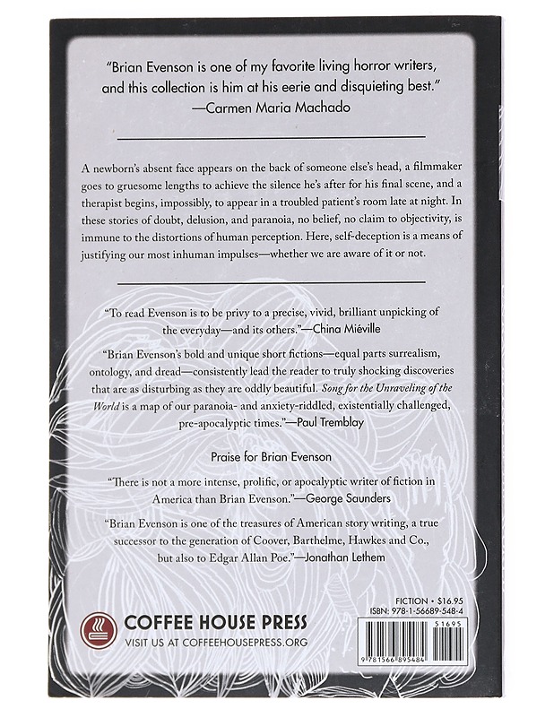 Song for the Unraveling of the World - Brian Evenson - Fantasia- ja scifi - 10105531859 - 1