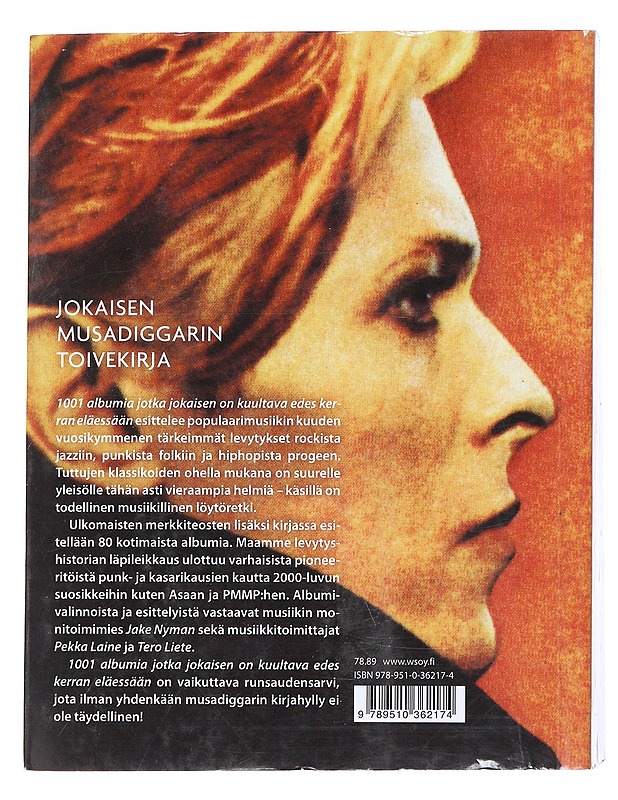 1001 albumia, jotka jokaisen on kuultava edes kerran eläessään - Nyman, Jake - Historiakirjat - 10105531872 - 1