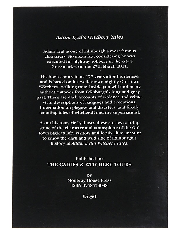 Adam Lyal's Witchery Tales: The Darker side of Old Edinburg - Fantasia- ja scifi - 10105531875 - 1