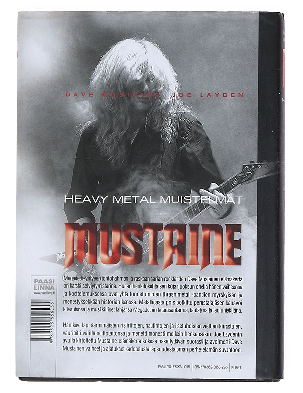 Mustaine : heavy metal muistelmat - Mustaine, Dave - Elämäkerrat ja muistelmat - 10105531874 - 1