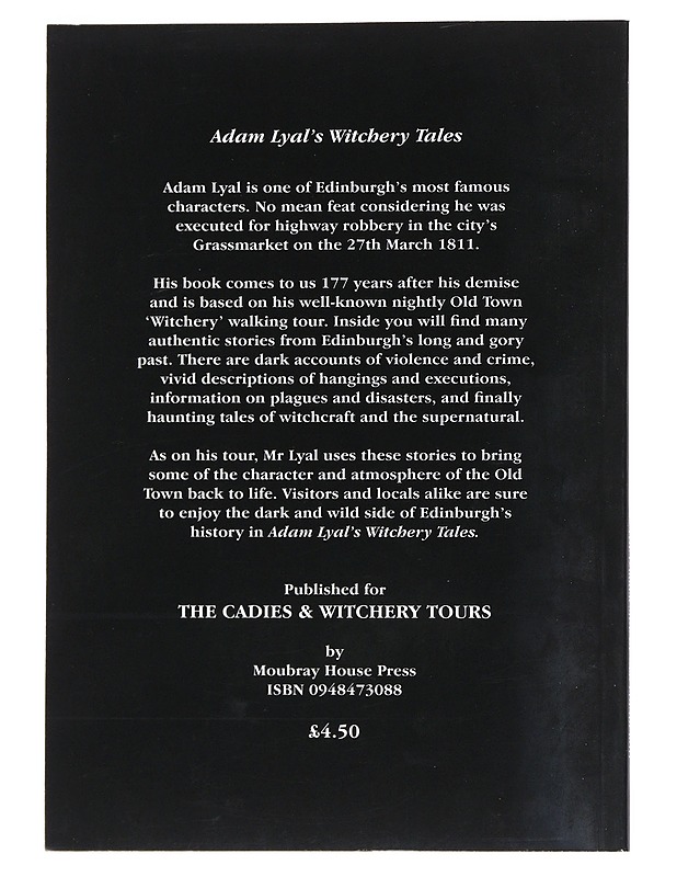 Adam Lyal's Witchery Tales: The Darker side of Old Edinburg - Fantasia- ja scifi - 10105531878 - 1