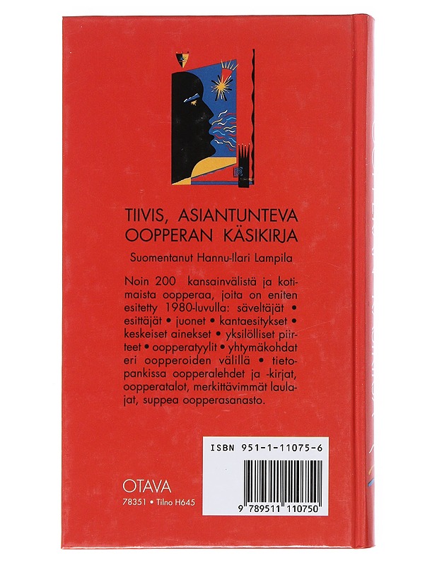 Oopperan käsikirja - Lazarius, John - Tietokirjat ja oppaat - 10105531880 - 1