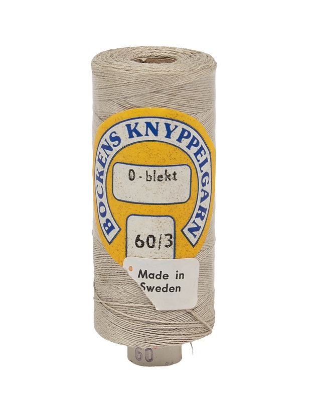 BOCKENS nypläyslanka 60/3 valkaisematon, 25 g