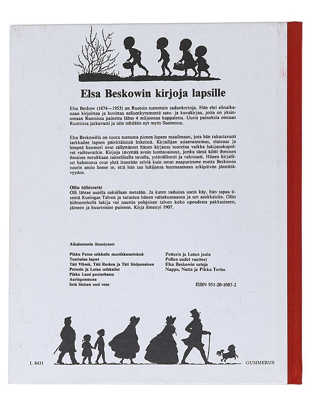 Ollin hiihtoretki : Elsa Beskowin satu - [Beskow, Elsa] - Lastenkirjat - 10105531908 - 1