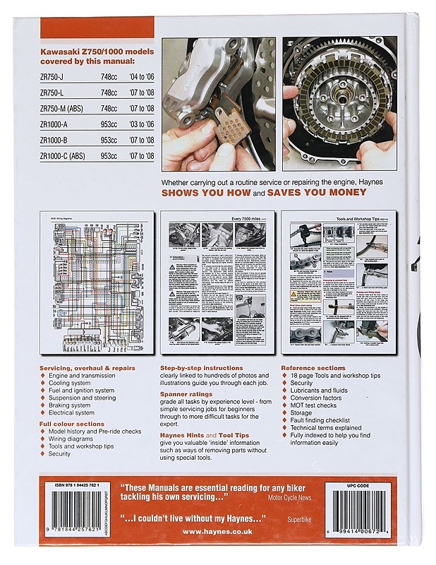 Kawasaki Z750 & Z1000 : service and repair manual - Coombs, Matthew - Tietokirjat ja oppaat - 10105531916 - 1