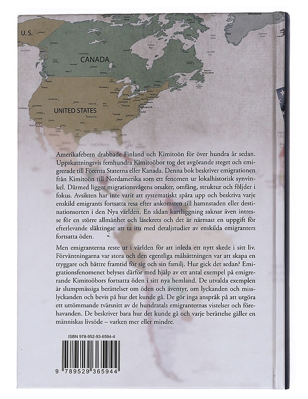 Amerikafeber : emigrationen från Kimitoön 1895-1915 - Göran Eriksson - Historiakirjat - 10105531994 - 1
