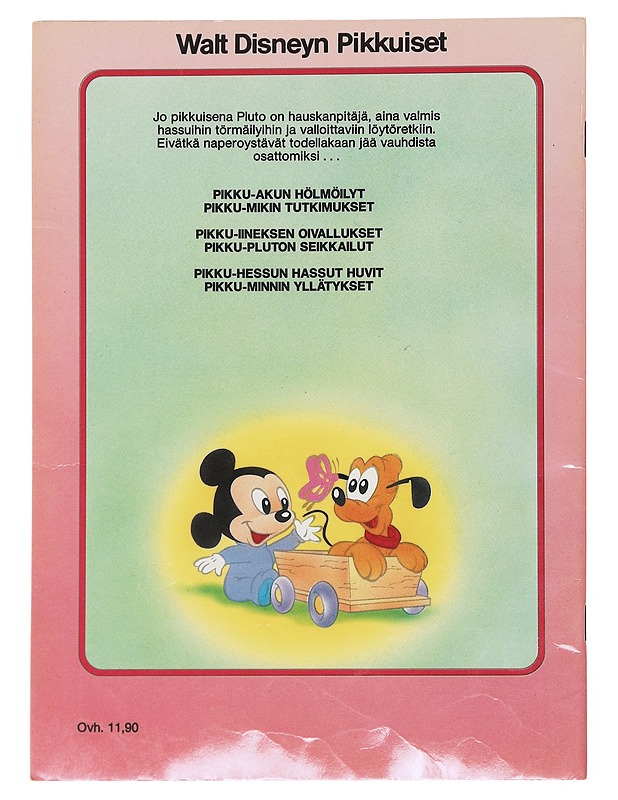 Pikku-Pluton Seikkailut - Walt Disney - Lastenkirjat - 10105532029 - 1