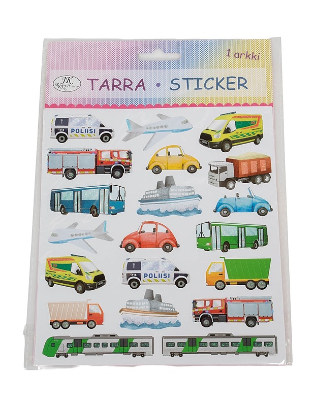 JK PRIMECO Ajoneuvot tarra-arkki - Askartelu - 10105532064 - 0