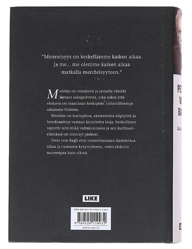 Muisteja - Peter von Bagh - Elämäkerrat ja muistelmat - 10105532069 - 1