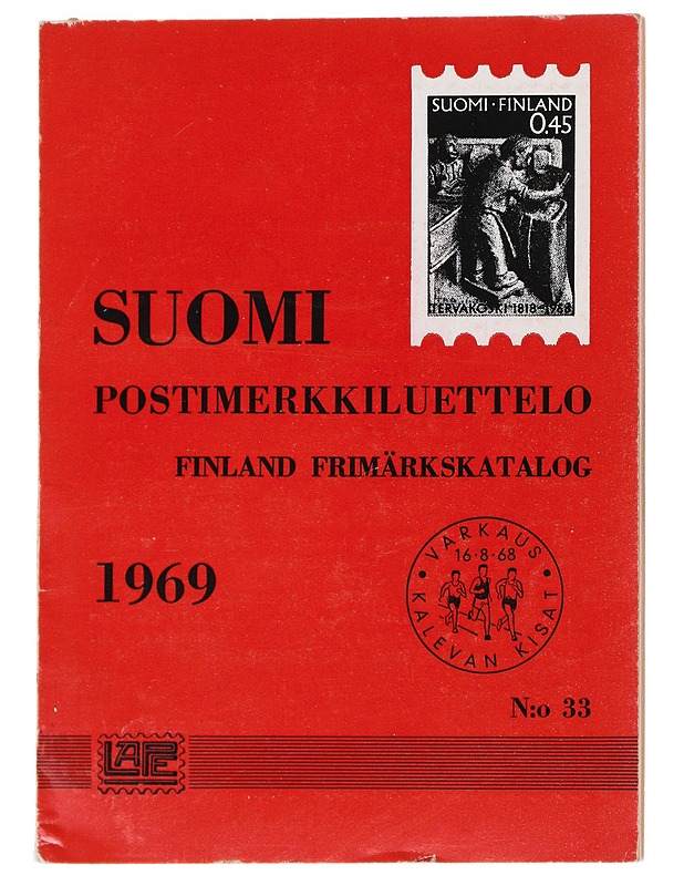 Suomi Postimerkkiluettelo N:o 33