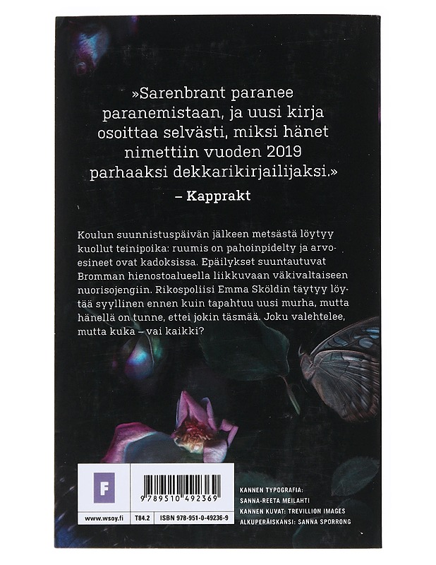 Valheenpunoja - Sarenbrant, Sofie - Jännitys ja dekkarit - 10105532151 - 1