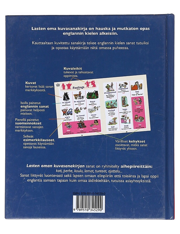 Lasten oma kuvasanakirja englanti-suomi - Karlsson, Paula - Matkaoppaat ja sanakirjat - 10105532169 - 1