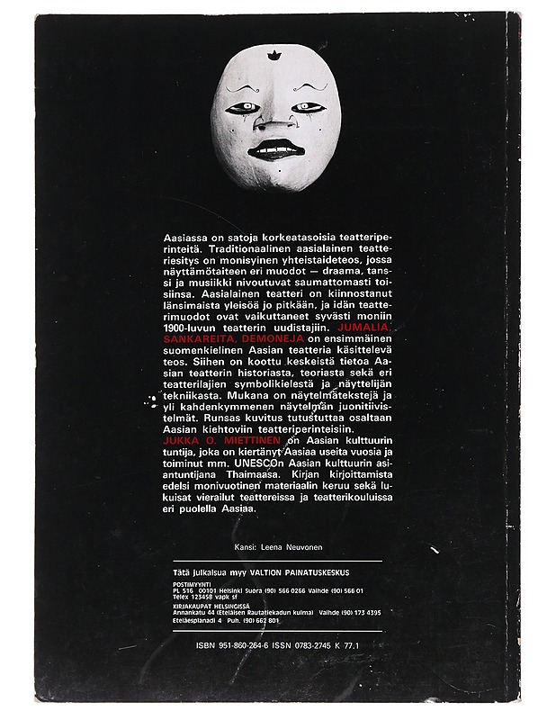 Jumalia sankareita demoneja - Miettinen .O, Jukka - Tietokirjat - 10105532187 - 1