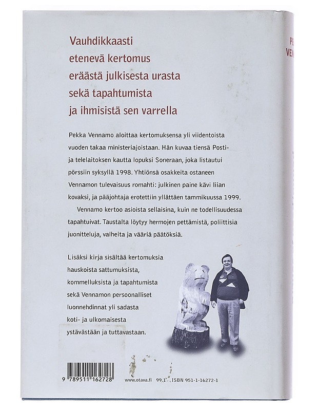 Pekka, posti ja Sonera : [kertomus tosielämästä] - Pekka Vennamo - Elämäkerrat ja muistelmat - 10105532195 - 1
