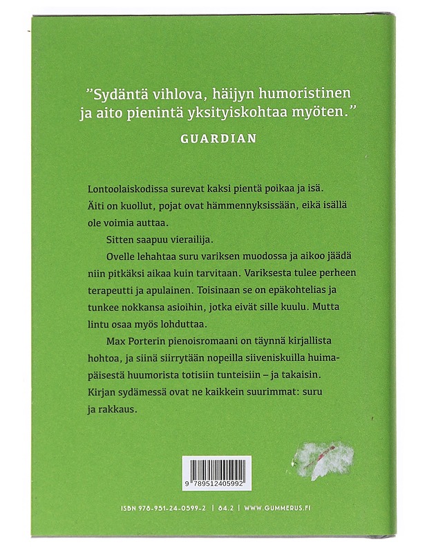 Surulla on sulkapeite - Porter, Max - Romaanit ja novellit - 10105532228 - 1