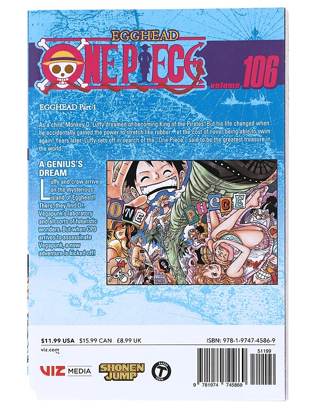 One piece. Vol. 106, A genius's dream - Oda, Eiichiro - Sarjakuvat - 10105532249 - 1