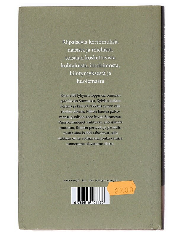 Että tuntisin eläväni - Tuula-Liina Varis - Romaanit ja novellit - 10105532276 - 1
