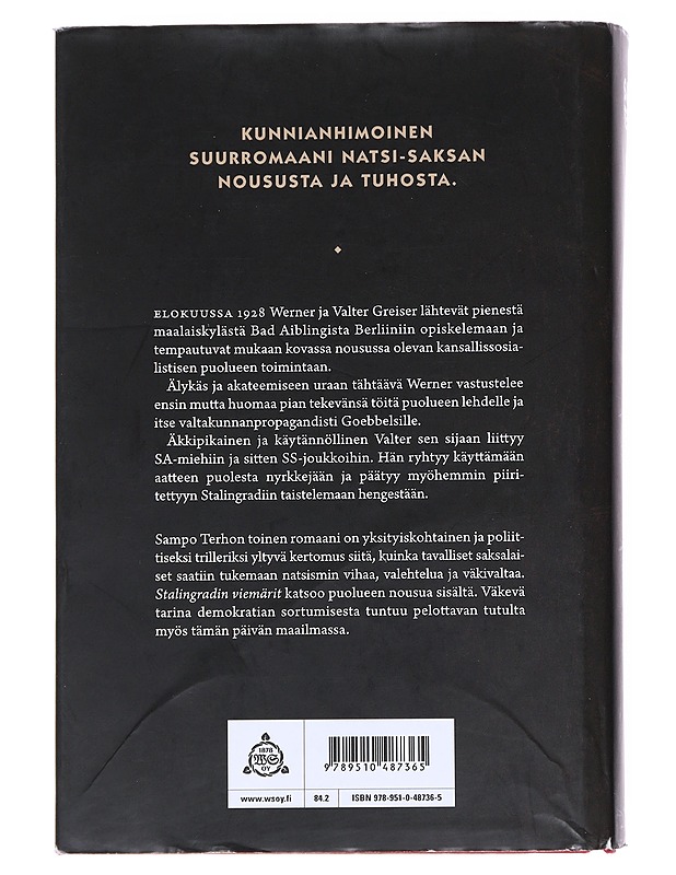 Stalingradin viemärit - Sampo Terho - Romaanit ja novellit - 10105532388 - 1