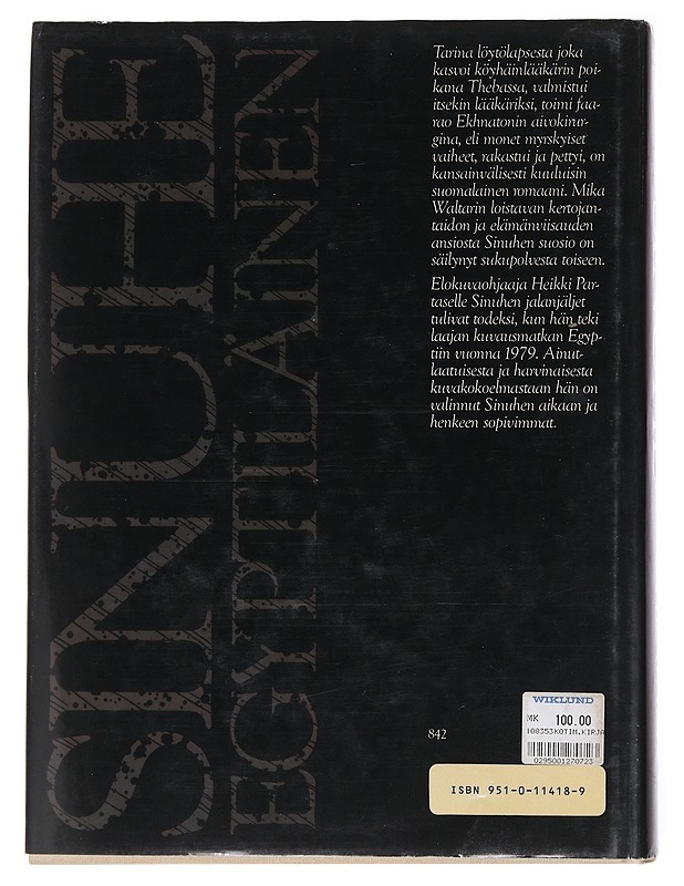 Sinuhe egyptiläinen - Waltari, Mika - Historiakirjat - 10105532405 - 1